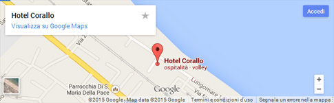Dove siamo Hotel Corallo